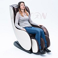 Massagesessel REXTON RK-1900BR mit kompakten Maßen und Bluetooth – Braun