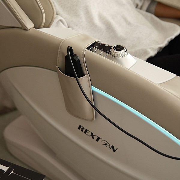 Professioneller Massagesessel REXTON RK08-SL mit dualem Massage-Mechanismus und 20 automatischen Programmen