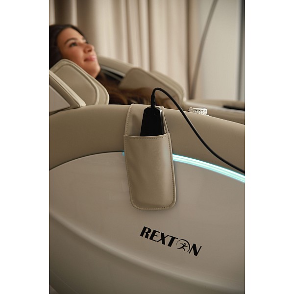 Professioneller Massagesessel REXTON RK08-SL mit dualem Massage-Mechanismus und 20 automatischen Programmen