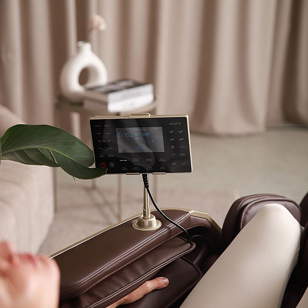Professioneller Massagesessel REXTON A520-2 mit doppeltem Massage-Mechanismus und Gesundheitszustands-Analysegerät