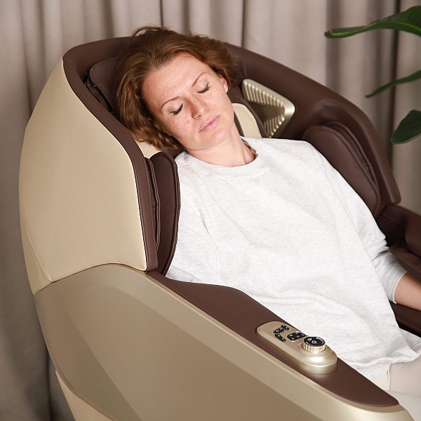 Professioneller Massagesessel REXTON A520-2 mit doppeltem Massage-Mechanismus und Gesundheitszustands-Analysegerät