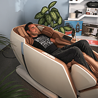 Professioneller Massagesessel REXTON RK7602S-BG mit 4D-Massage und 20 automatischen Massageprogrammen