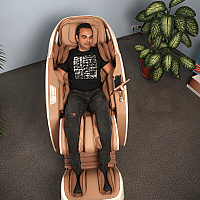 Professioneller Massagesessel REXTON RK7602S-BG mit 4D-Massage und 20 automatischen Massageprogrammen