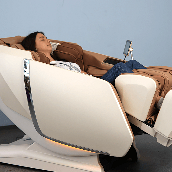 Professioneller Massagesessel REXTON RK7602S-BG mit 4D-Massage und 20 automatischen Massageprogrammen