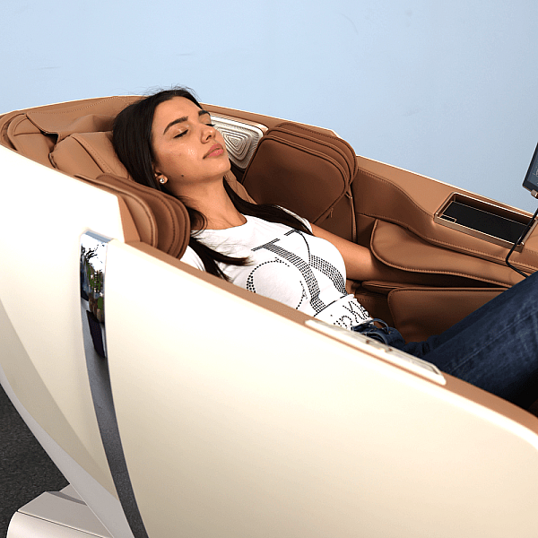 Professioneller Massagesessel REXTON RK7602S-BG mit 4D-Massage und 20 automatischen Massageprogrammen