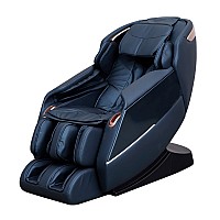 Massagesessel REXTON Z18 mit SL-Track-Mechanismus und Bluetooth-Lautsprechern – Blau