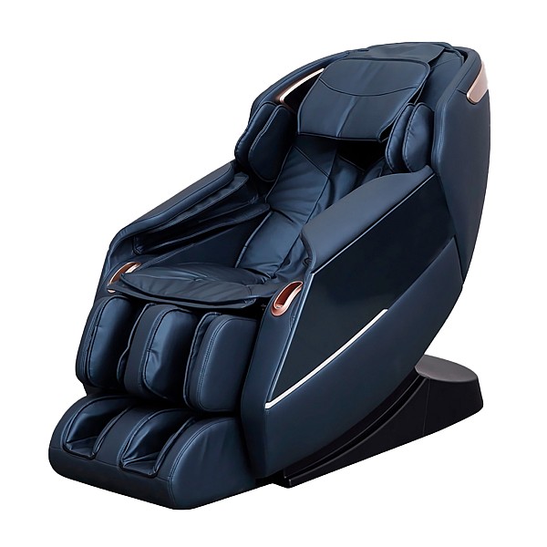 Massagesessel REXTON Z18 mit SL-Track-Mechanismus und Bluetooth-Lautsprechern – Blau