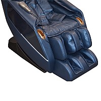 Massagesessel REXTON Z18 mit SL-Track-Mechanismus und Bluetooth-Lautsprechern – Blau