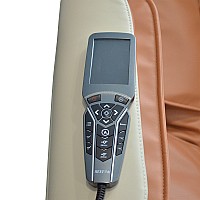 Massagesessel REXTON Z18 mit SL-Track-Mechanismus und Bluetooth-Lautsprechern – Orange