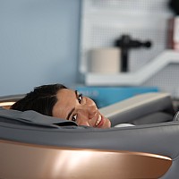Professioneller Massagesessel REXTON Z22-Grey mit 3D, Shiatsu und Swing-Massage