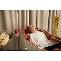 Professioneller Massagesessel REXTON Z91S-Orange mit tiefem 3D-Massage und 7-Zoll-Display