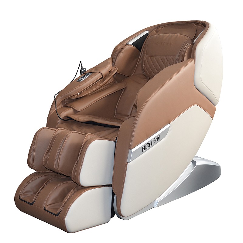 Professioneller Massagesessel REXTON Z2-Coffee mit 3D-Massage, Bluetooth-Funktion und eingebauter Steuerkonsole