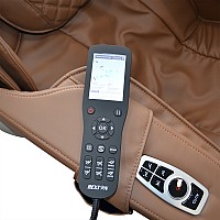 Professioneller Massagesessel REXTON Z2-Coffee mit 3D-Massage, Bluetooth-Funktion und eingebauter Steuerkonsole